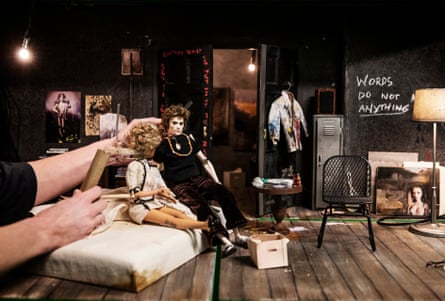 Hey dolly … The dolls strike a seductive pose.