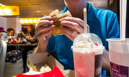 A McDonald’s restaurant in New York City