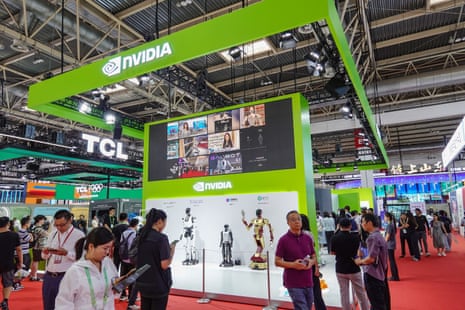 The Nvidia booth at the 3rd China Supply Chain Expo