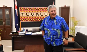 Tuvalu’s PM Enele Sopoaga