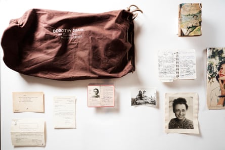 ‘Why would a woman not want to report on this?’ … the belongings of Dorothy Drain on display.