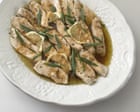 Rachel Roddy’s chicken with sweet and sour lemon and tarragon sauce – recipe