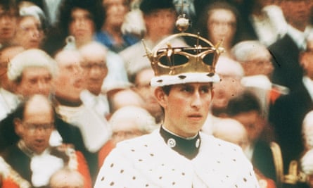 Charles wearing a crown in 1969
