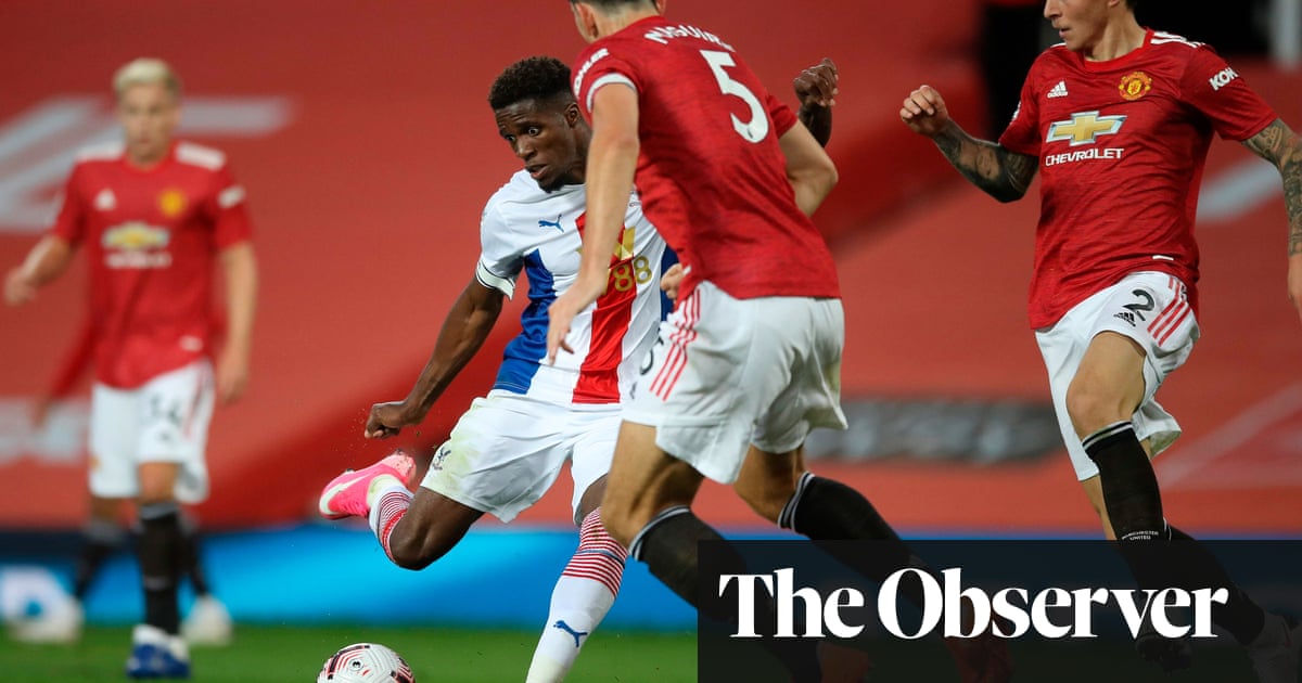Manchester United Rocked By Wilfried Zaha Double For Crystal Palace Football The Guardian