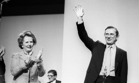 Fowler with Thatcher while health secretary.