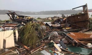 Homes destroyed in Anguilla by Hurricane Irma