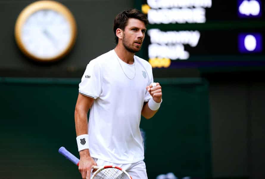 Cameron Norrie wins the first set.