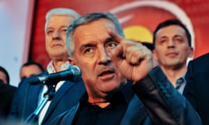 The Montenegrin prime minister, Milo Đjukanović.
