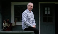 David Almond outside his home in Northumberland