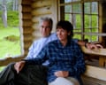 Jeffrey Epstein and Ghislaine Maxwell in one of the images released by the US state department.