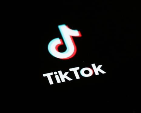 Thee TikTok app on a phone.