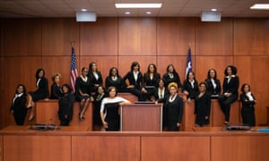 The 19 successful women in Harris county. Erica Hughes, who was elected to a criminal court position, wrote: ‘We want to turn Harris county upside down.’