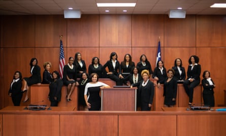 The 19 successful female judges in Harris County, Texas.