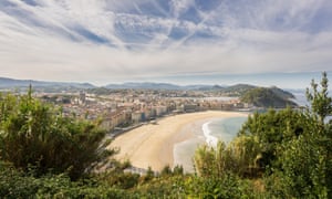 Beach at San Sebastian.