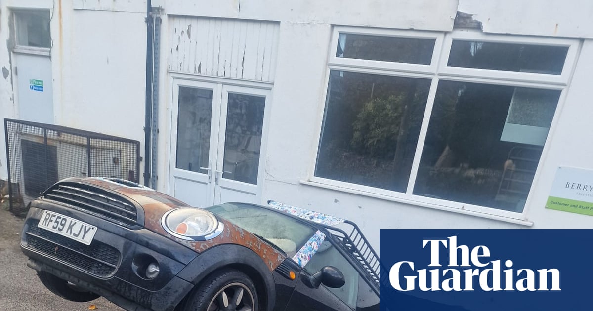 The Earth ate my Mini': Cornwall man loses car in sinkhole