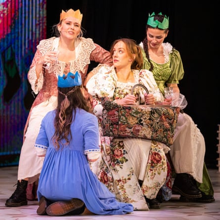 A scene from the Olivier award-winning Pride and Prejudice* (*sort of) on board the Cunard vessel Queen Anne.