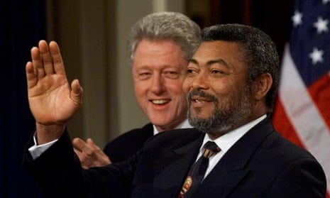 Jerry Rawlings and Bill Clinton