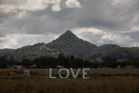 Mullumbimby in the NSW northern rivers region –considered the ‘anti-vax capital of Australia’.