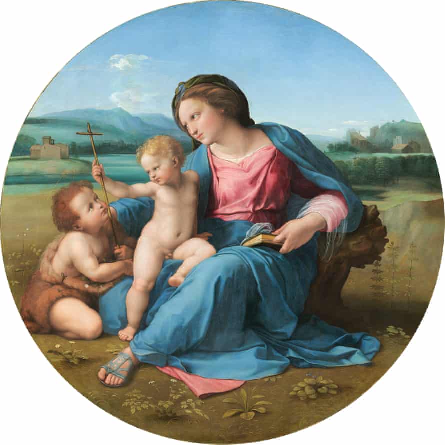 Serenely composed … the Alba Madonna by Raphael.