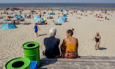 The beach at Bloemendaal aan Zee.