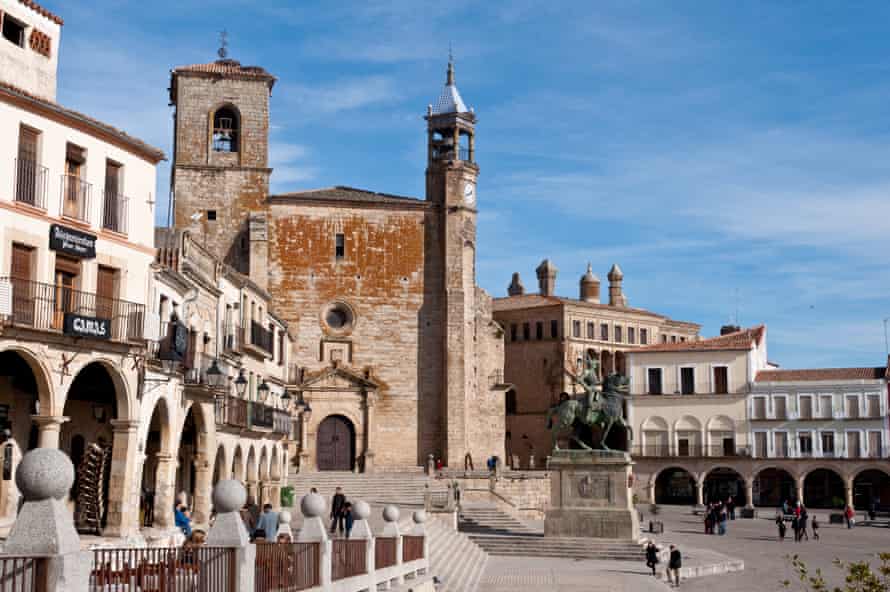 Plaza Mayor, Trujillo, España.