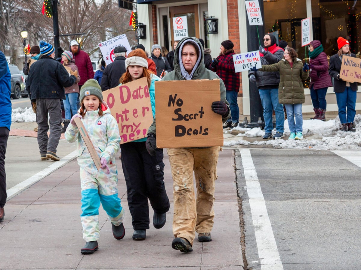 US datacenters face slew of problems amid grassroots protests against AI | Business | The Guardian