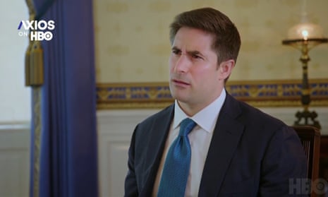 Jonathan Swan, the national political correspondent at the Axios, won the 2021 Emmy award for outstanding edited interview for his August 2020 interview with Donald Trump.