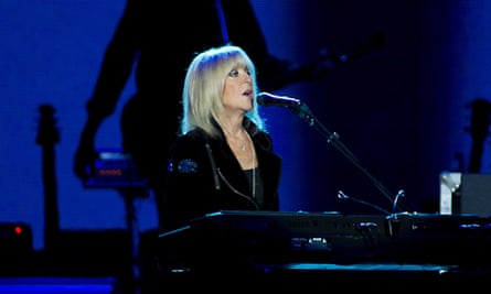 Christine McVie performing in Amsterdam, 2015.