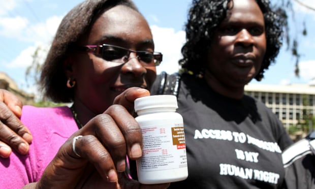 People living with HIV/Aids celebrate a landmark 2012 Kenyan high court ruling facilitating continued access to drugs