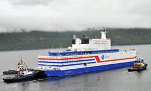 The world’s first floating nuclear reactor, the Akademik Lomonosov