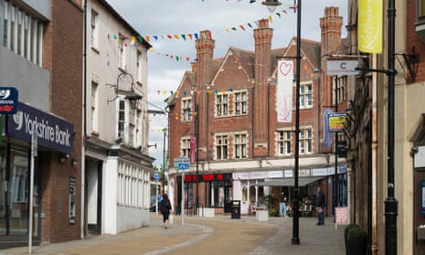 The centre of Kettering in Northamptonshire.