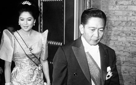 Ferdinand Marcos and Imelda Marcos in 1970.
