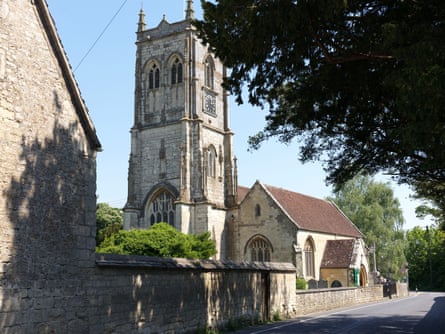 A church in a picturesque English village.