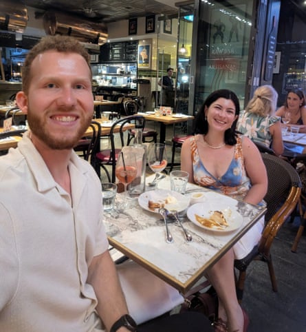 Jacob and Sophie on their date.