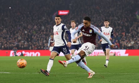Jacob Ramsey drills home the opening goal for Aston Villa