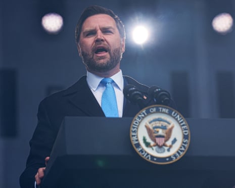 Vice-president JD Vance speaks during the annual March for Life in Washington DC, 23 January 2026.