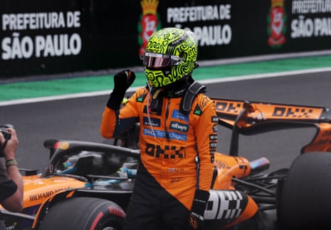 Lando Norris enjoys a win that opened up a nine-point lead in the drivers’ championship