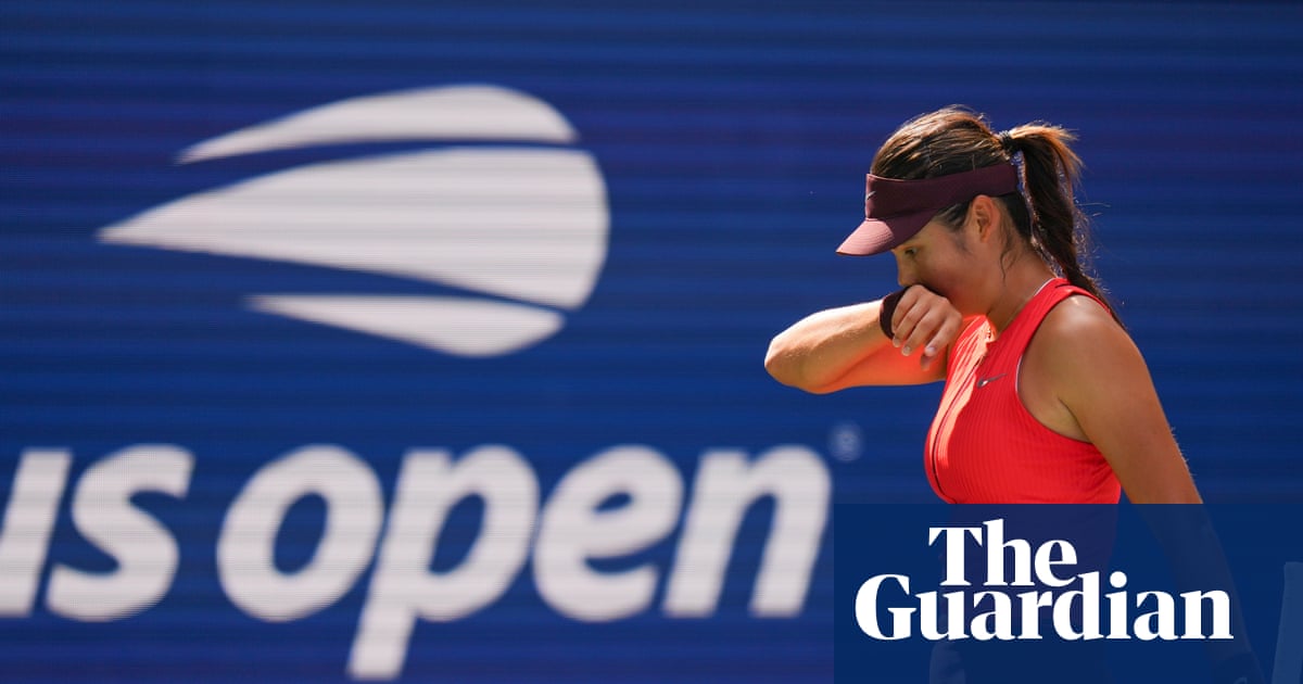Emma Raducanu overwhelmed by Rybakina at US Open in straight-sets loss