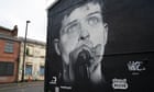 Mural of Joy Division frontman Ian Curtis painted over with advert