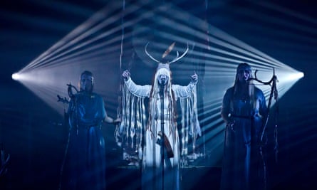 Heilung performing in Berlin in 2019