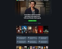 a webpage showing posters of recently released movies