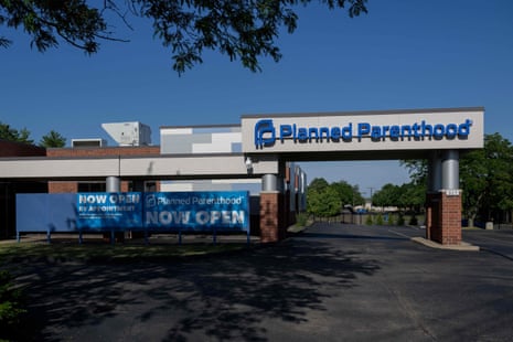 The exterior of the Planed Parenthood clinic in Fairview Heights, Illinois.