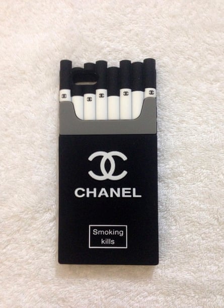 Enjoy our newest “Designer Smokes” case, this case is a cigarette box with  the Chanel logo