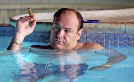 James Gandolfini in The Sopranos.