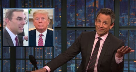 Seth Meyers on Trump’s podium sign: ‘I have a feeling the staff at DC Kinkos voted for Hillary.’