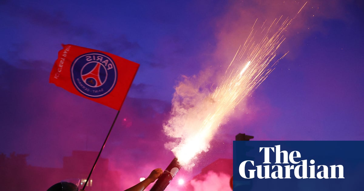 Paris police arrest more than 130 as PSG fans celebrate Champions League win over Arsenal