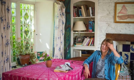 Poet Alice Oswald at her home in south Devon.