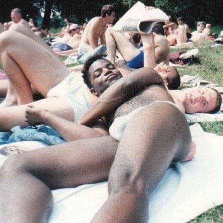 Refuge and freedom ⦠Pettet and friend Doug Fields at Hampstead Ponds in the 80s.