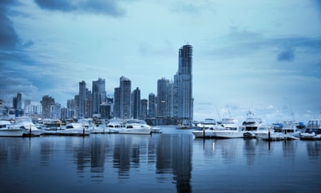 A view of Panama City, where the law firm Mossack Fonseca is headquartered. 