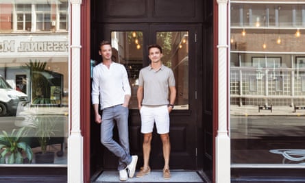 Edward Coram James and Tom Skinner at their agency